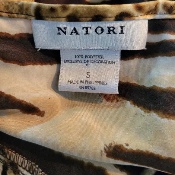 Natori Animal Print Slip Dress Size Small - Picture 5 of 5